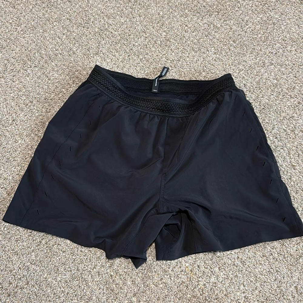 Ten Thousand Black The Session Short Liner Lined Medium  5" Athletic